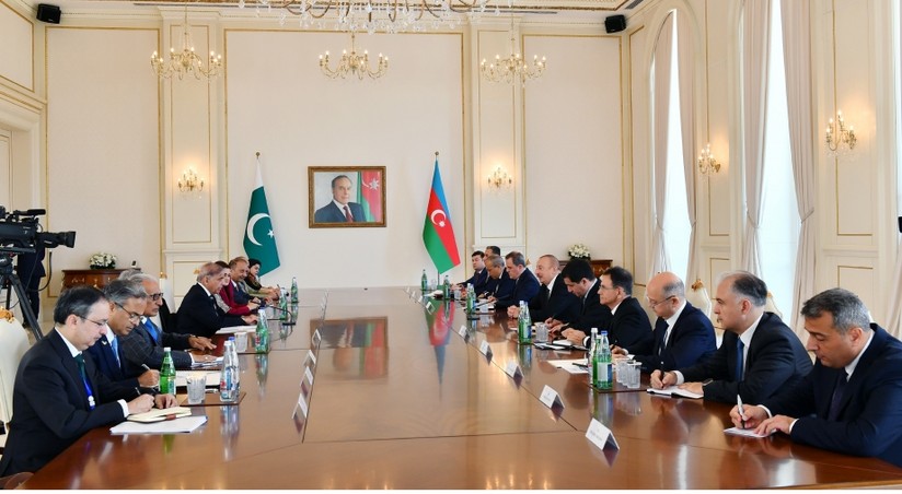 Ilham Aliyev And Muhammad Shehbaz Sharif Hold Expanded Meeting