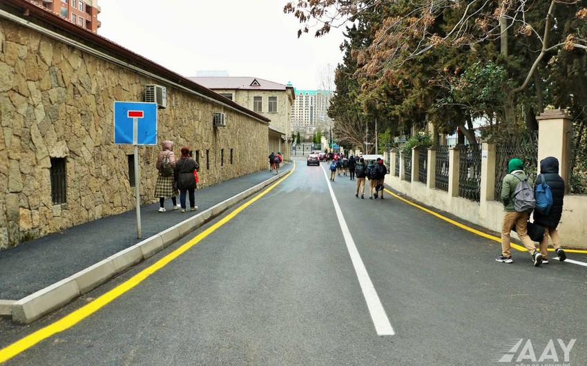 В Наримановском районе Баку ремонтируют четыре улицы