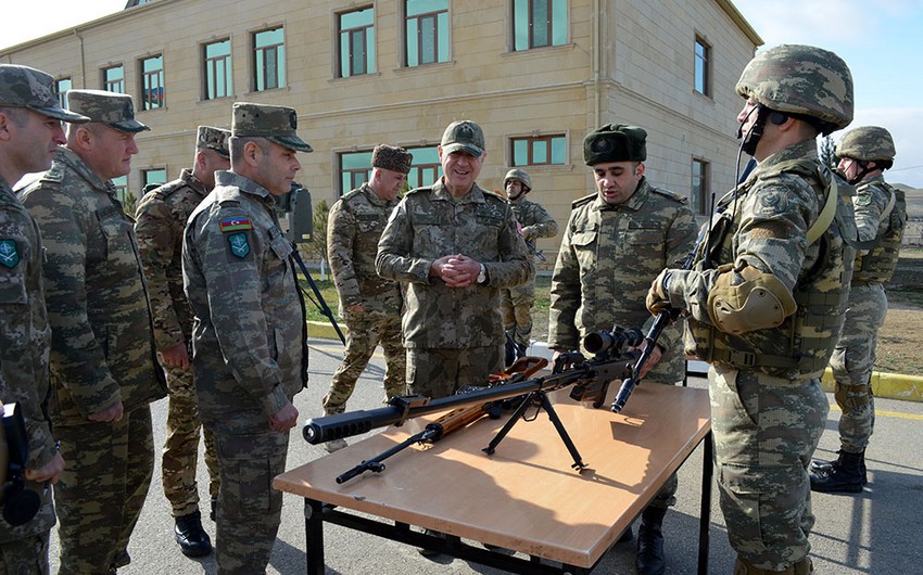 NATO delegation visits one of Azerbaijan's military units