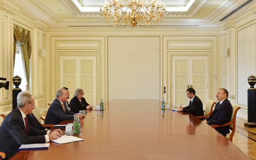 President Ilham Aliyev received a delegation led by the Lord Mayor of London