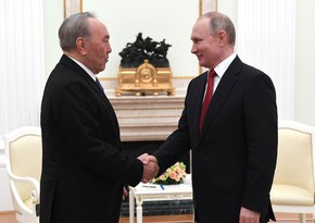 Назарбаев и Путин в Москве обсудили развитие двусторонних связей 