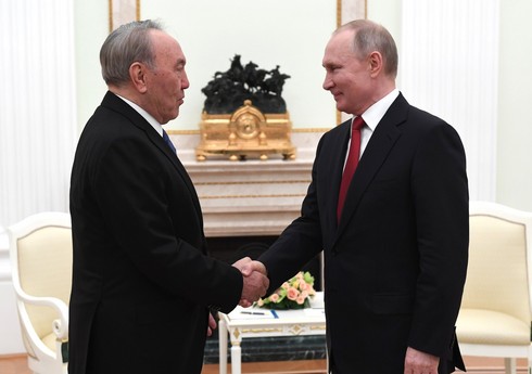 Назарбаев и Путин в Москве обсудили развитие двусторонних связей 
