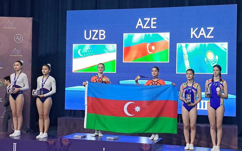 Azərbaycan gimnastları Özbəkistanda keçirilən turnirdə çempion olublar