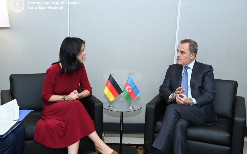 Jeyhun Bayramov discusses Azerbaijan's post-conflict peace efforts with Annalena Baerbock