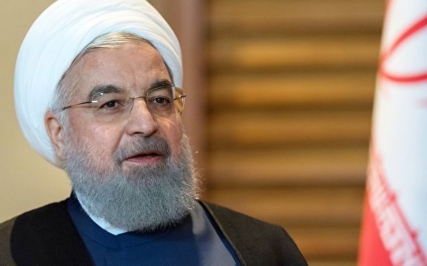 Ruhani: İran müharibəyə birinci başlamayacaq