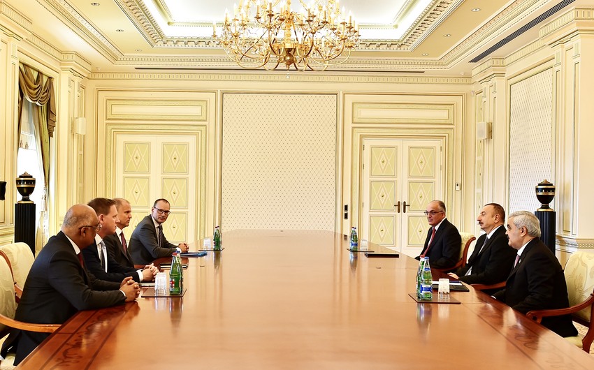 President Ilham Aliyev receives delegation led by Statoil Executive Vice-President