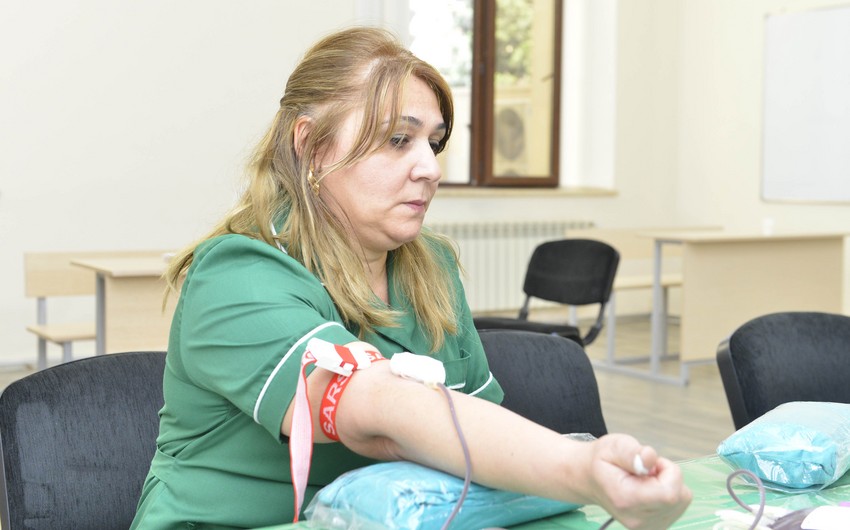 ​Blood donation campaign launched at Baku Higher Oil School