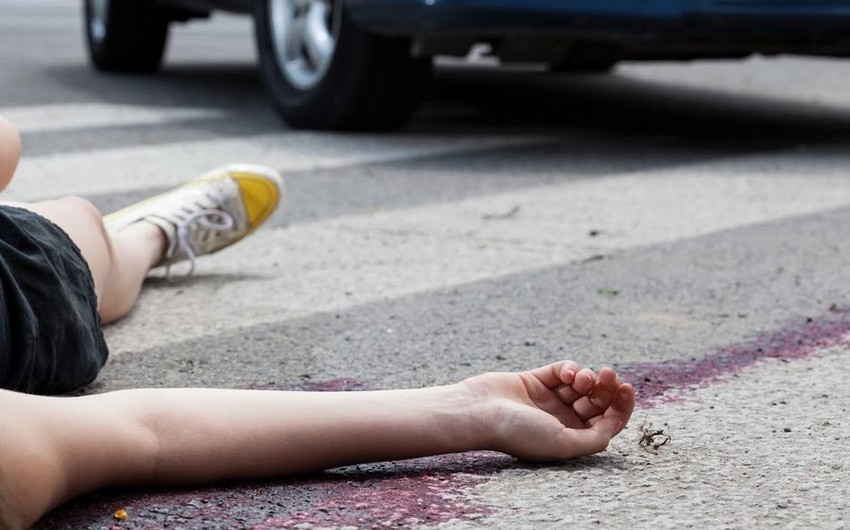 В Баку задержан водитель, сбивший подростка и покинувший место происшествия