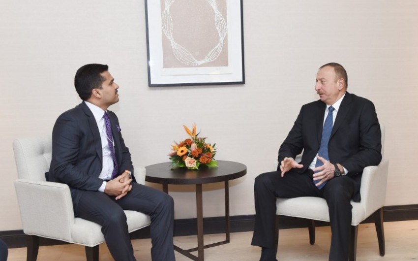 Prezident İlham Əliyev Davosda BƏƏ-nin “VPS Healthcare” şirkətinin icraçı direktoru ilə görüşüb - YENİLƏNİB