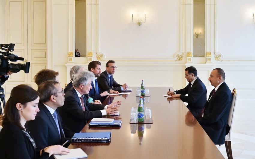 Президент Ильхам Алиев принял делегацию во главе с гендиректором Еврокомиссии