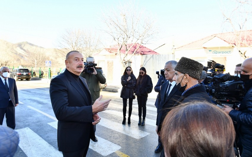 İlham Əliyev: "Bizə tarix versinlər, Zəngəzur dəhlizi nə vaxt açılacaq və  belə olan halda, heç bir problem olmayacaq" | Report.az