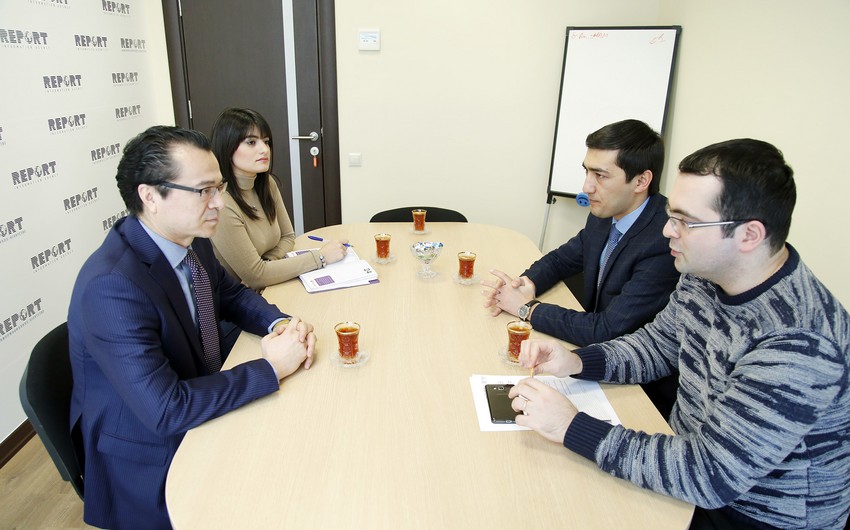 Посол Афганистана в Азербайджане посетил агентство Report - ФОТО