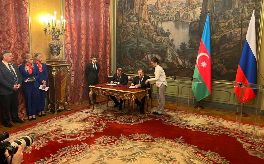 Azerbaijan and Russia sign plan of consultations between foreign ministries