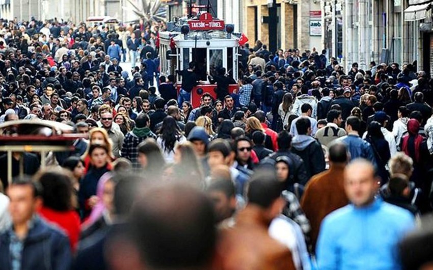 Türkiyə əhalisinin sayı açıqlanıb