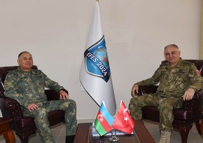 Azerbaijani Chief of  General Staff meets with his Turkish counterpart