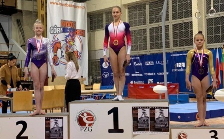 Azərbaycanın qadın idman gimnastları beynəlxalq turnirdə 2 medal qazanıblar