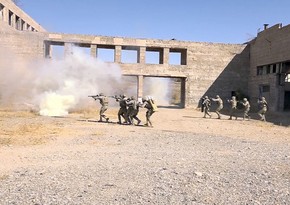 Special forces drill in Azerbaijani exclave Nakhchivan