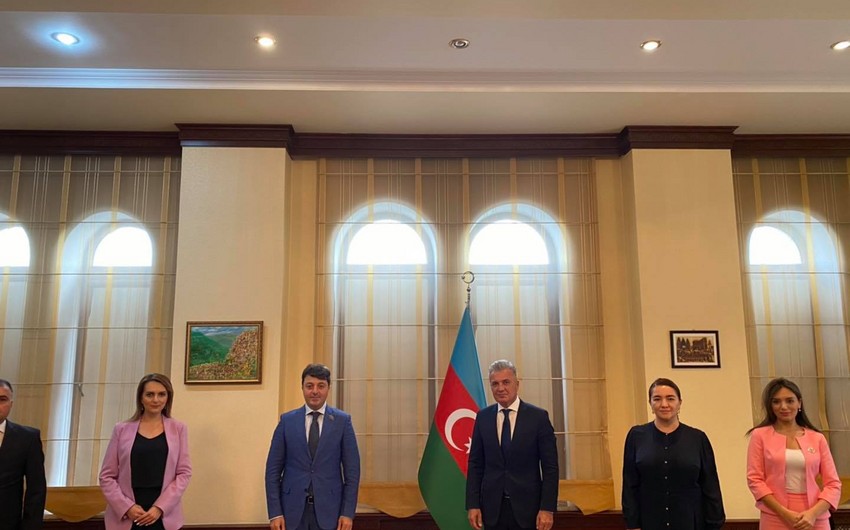 Председатель Азербайджанской общины Нагорного Карабаха встретился с послом Хорватии