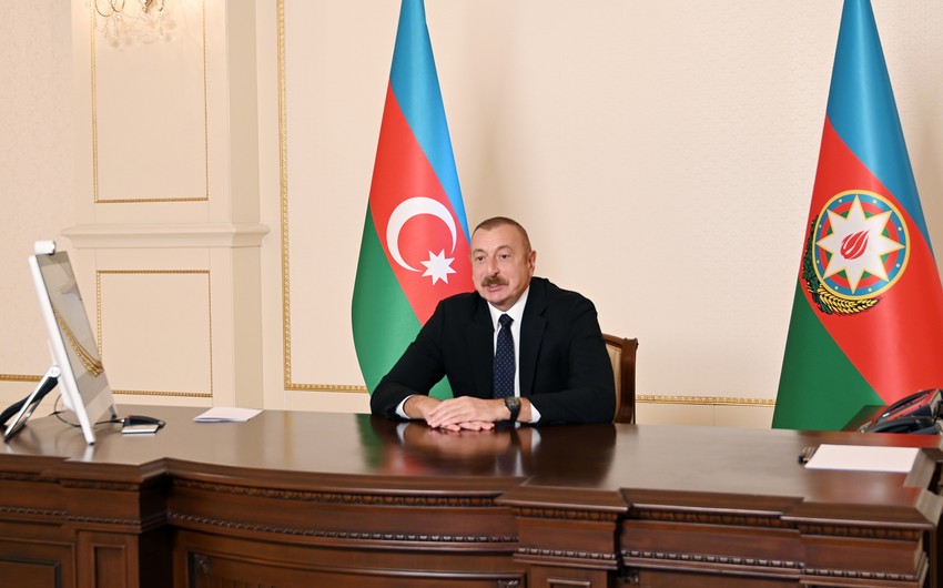 Ильхам Алиев встретился с главой Всемирного экономического форума в формате видеоконференции - ОБНОВЛЕНО
