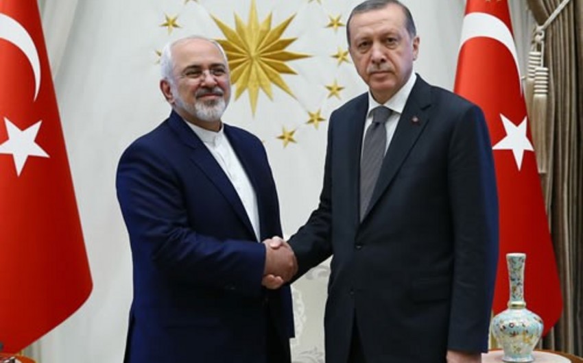 Turkish President receives Iranian Foreign Minister