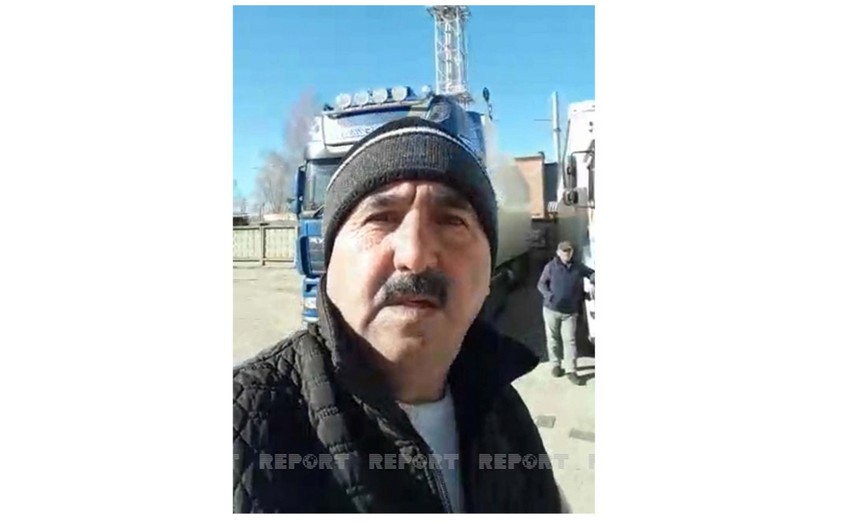 Освобожден азербайджанский водитель, попавший в Украине в окружение