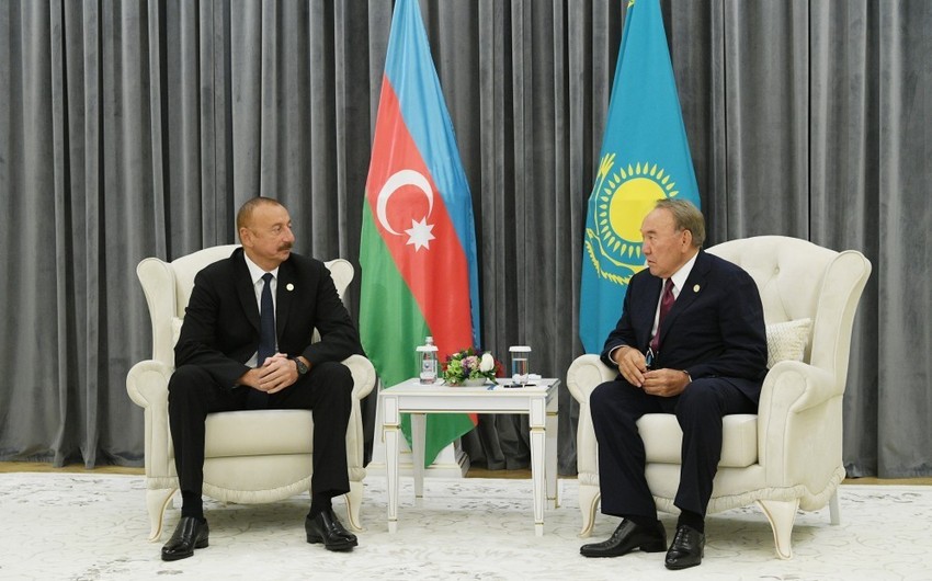 В Актау состоялась встреча президента Азербайджана Ильхама Алиева и президента Казахстана Нурсултана Назарбаева - ОБНОВЛЕНО