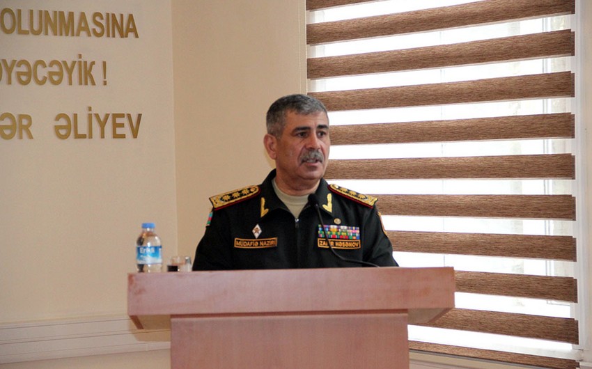 Zakir Hasanov congratulates personnel of Azerbaijani Army on Eid al-Adha