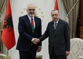 Ərdoğan Albaniyanın Baş naziri ilə görüşüb