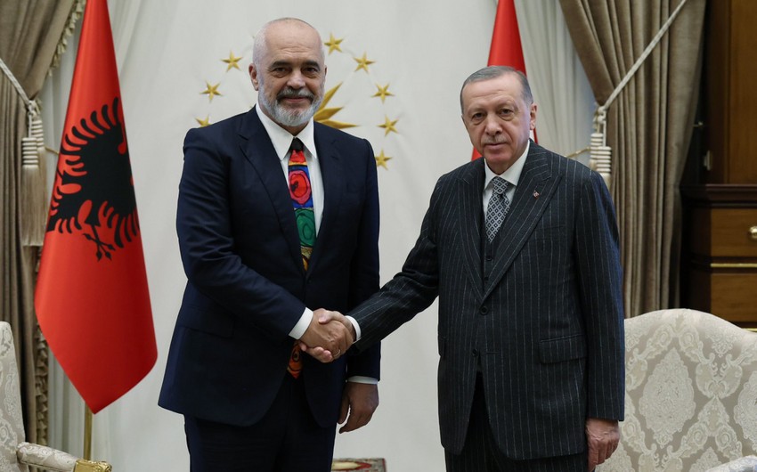 Erdogan meets with Prime Minister of Albania