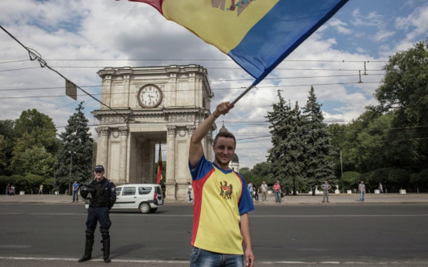 В Кишиневе завершилась акция за объединение Румынии и Молдавии