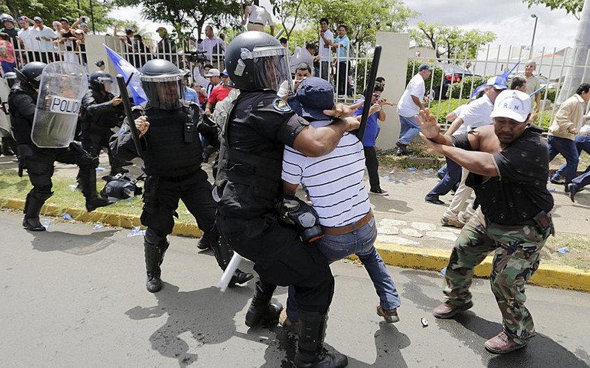Nikaraquada yeni etirazlar zamanı 6 nəfər xəsarət alıb