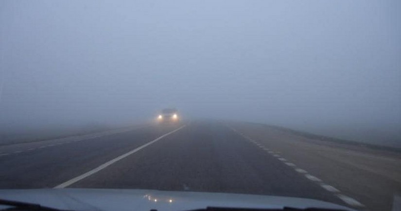 На некоторых автомагистралях Азербайджана снизится дальность видимости