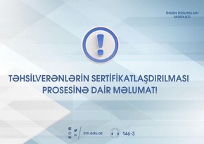 Yaşı 60-dan yuxarı olan müəllimlər sertifikasiya imtahanında iştirak etməyəcək