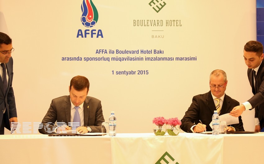 ​AFFA yeni sponsorluq müqaviləsi imzalayıb - FOTO