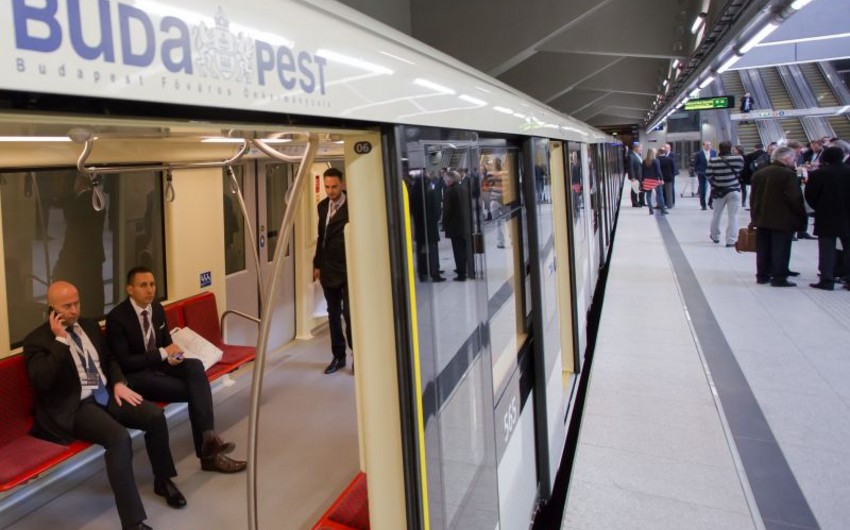 Macarıstanda metroda iki qatar toqquşub, 10 nəfər xəsarət alıb