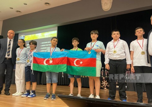 Азербайджанские школьники завоевали 16 медалей на конкурсе в Турции