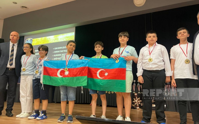 Türkiyədə keçirilən riyaziyyat yarışmasında Azərbaycan şagirdləri 16 medal qazanıb