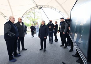 Azerbaijani, Belarus presidents get informed about master plan of Shusha 