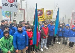 Акция протеста на дороге Ханкенди-Лачын продолжается, требования остаются неизменными 