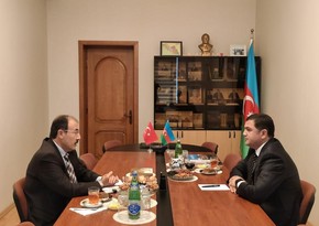 Посол Турции встретился с главой Постоянного представительства Нахчывана в Баку