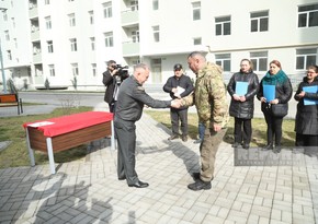 Группе военнослужащих ВС Азербайджана предоставлены новые квартиры