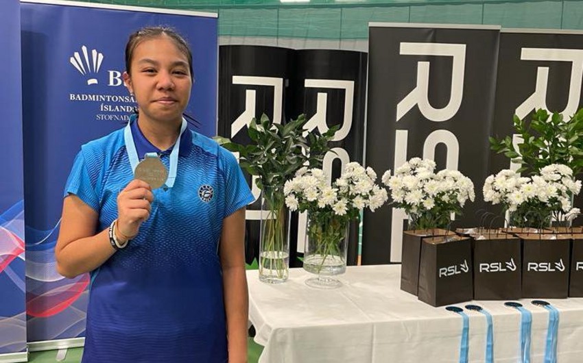 Azərbaycanın qadın badmintonçusu beynəlxalq turnirdə medal qazanıb