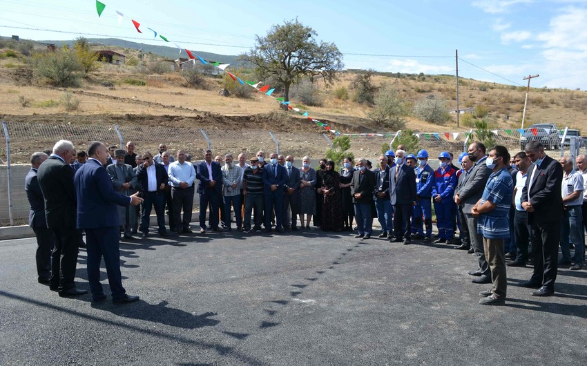 Siyəzən rayonunun 2 kəndində içməli su layihəsinin icrası yekunlaşdırılıb