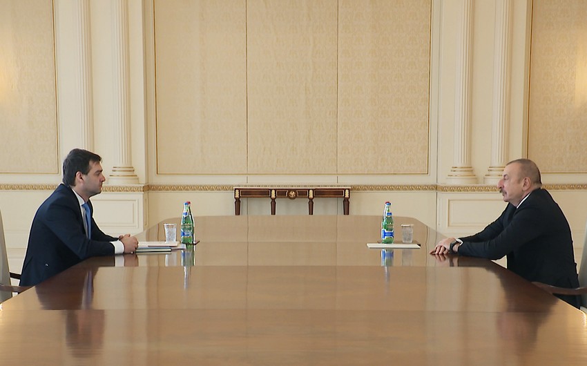 Президент Ильхам Алиев принял заместителя премьер-министра Молдовы