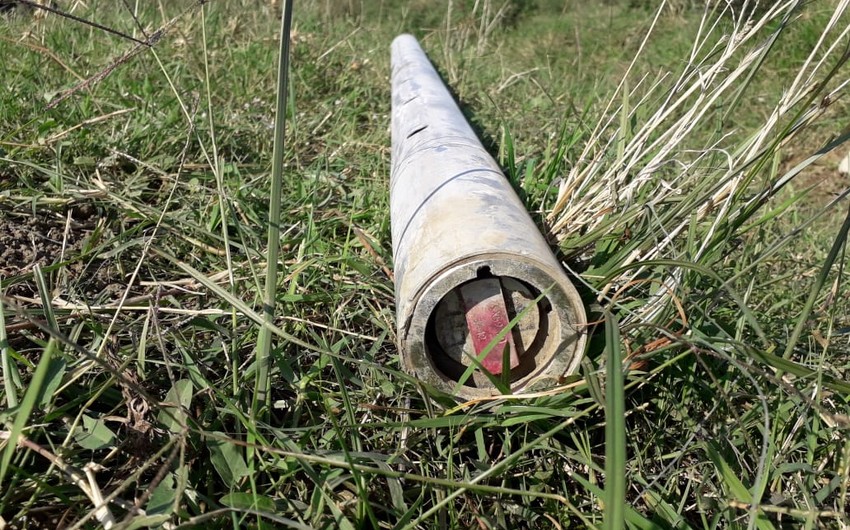 ANAMA: Goranboya “Smerç”dən atılmış kasset raketin hissələri aşkarlanıb
