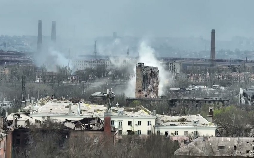 Ukrayna dünya ölkələrini Azovstalda dinc əhalinin qorunmasına çağırıb