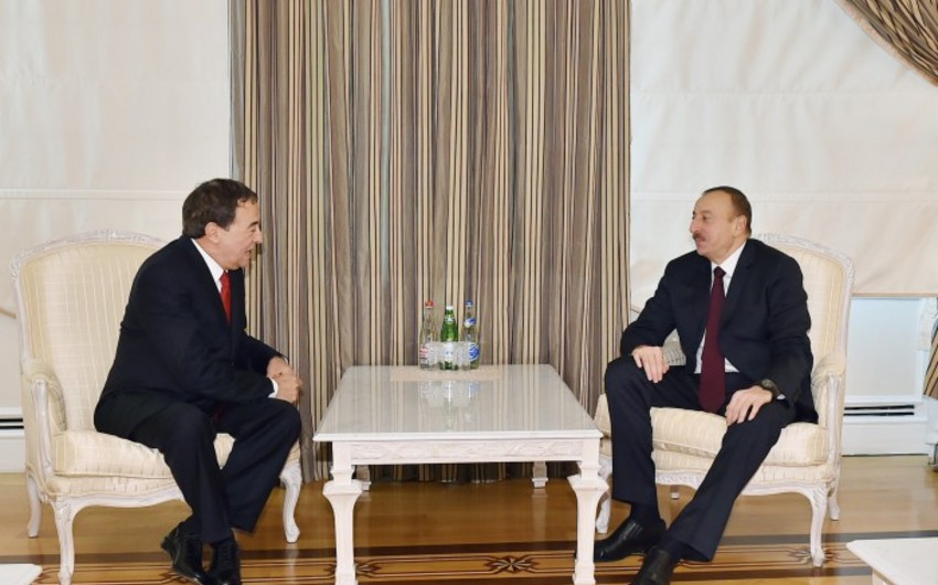 ​Президент Азербайджана принял генерального секретаря Социалистического интернационала