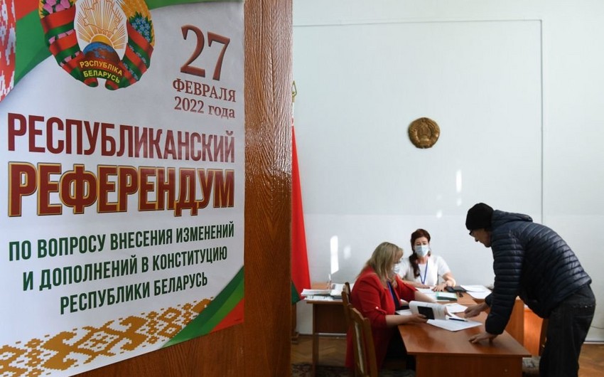 Belarusda Konstitusiyaya əlavə və dəyişikliklərlə bağlı referendum keçirilir