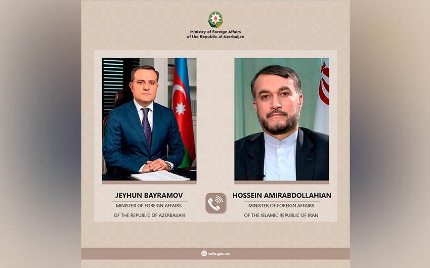 Foreign ministers of Azerbaijan and Iran speak on phone