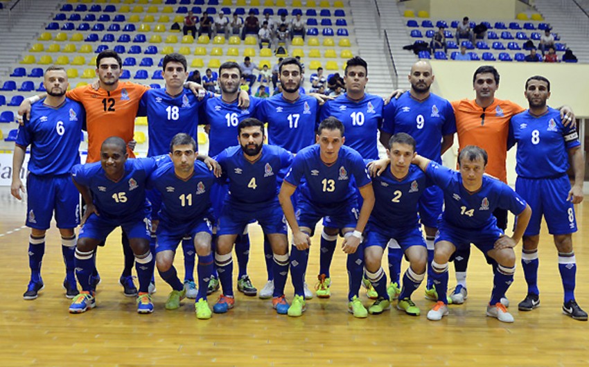 Azerbaijani futsal team to fight at European championship